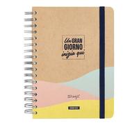 Mr. Wonderful - Agenda classique 2023 Quotidien - Un grand jour commence ici, marron