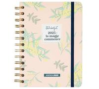 Mr. Wonderful - Agenda Office petit format 2025 Semainier - La magie commence - Comprend 8 feuilles d'Autocollants et Phrases de Motivation