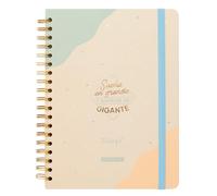 Mr. Wonderful Agenda scolaire semainier 2024-25 extra large - Rêve en grand et profitez en géant - Agenda scolaire avec organisation hebdomadaire