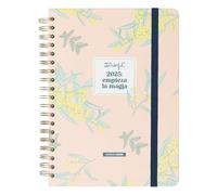 Mr. Wonderful Agenda semainier extra large Office 2025 avec 8 feuilles d'autocollants et bloc-notes adhésives en forme