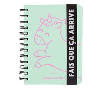 Mr.Wonderful - Agenda Teen petit format 2023-2024 Semainier Mint - Fais que ça arrive