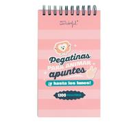 Mr. Wonderful - Bloc d'autocollants pour animer des notes et jusqu'au lundi ! - 1000 autocollants - Autocollants avec relief et holographiques - 36 feuilles