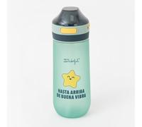 Mr. Wonderful Bouteille d'eau hermétique avec message imprimé « Up Up of Good Vibration » - Fabriquée en Tritan sans BPA - 600 ml