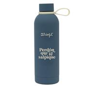Mr. Wonderful Bouteille isotherme 550 ml-Pardon qui vous éclabousse, Adulte unisexe, multicolore