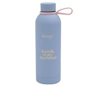 Mr. Wonderful - Bouteille thermique 500ml - Karma is my boyfriend - Hermétique, inodore et légère Sans BPA