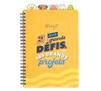 Mr. Wonderful - Cahier A4 avec des intercalaires à onglets - Aux grands défis, les grands projets