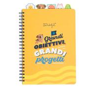 Mr. Wonderful - Cahier A4 avec diviseurs avec languette - Grands objectifs, grands projets