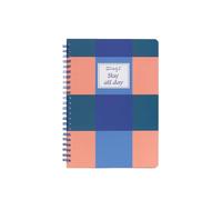 Mr. Wonderful Cahier A5 After Class Slay All Day - Cahier Quadrillé avec Stickers