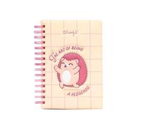 Mr. Wonderful Cahier A5 avec Couverture en Relief Hérisson - Cahier Quadrillé avec Couverture Matelassée