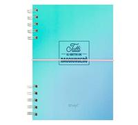 Mr. Wonderful Cahier A5 bleu - Tous les objectifs que je vais atteindre