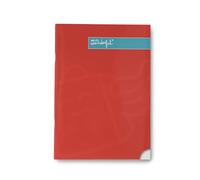 Mr. Wonderful - Cahier rouge A4 - Feuilles lignées - 48 pages - Reliure agrafée