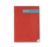 Mr. Wonderful - Cahier rouge A5 - Feuilles lignées - 48 pages - Reliure agrafée