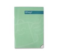 Mr. Wonderful - Cahier vert A4 - Feuilles lignées - 48 pages - Reliure agrafée