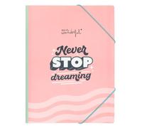 Mr. Wonderful - Folder with transparent sheets - Never stop dreaming
