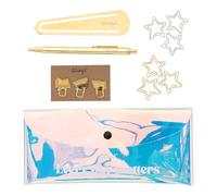 Mr. Wonderful - Kit pour Décorer ton Agenda 2025 - Every day matters - Comprend 1 Stylo à Encre Bleue et 3 Trombones