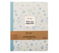 Mr. Wonderful - Set de 3 cahiers A5 pour réaliser tous tes rêves - Fixe tes objectifs - Lot de 3 cahiers A5 avec reliure cousue