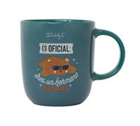 Mr. Wonderful - Tasse - C'est officiel : vous êtes un frère génial - Tasse à café personnalisée - Tasse en céramique avec message adressé aux frères