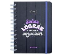 Mr. Wonderful Wonder Petit agenda hebdomadaire 2025 avec 8 feuilles d'autocollants et phrases quotidiennes motivantes
