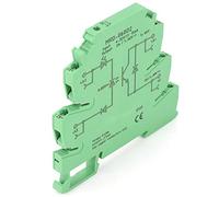 MRD-060D2 Module de relais, Module de Relais Statique Entrée CC 4-32 V Sortie CC 1-60 V Ultra Mince Module Relais 6,2 mm TS-35 Installation sur Rail avec Voyant Indicateur d'Etat de l'Entrée