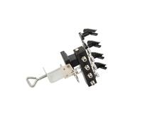 Mreryyse Station de support pour airbrush avec distributeur d’air 4 voies