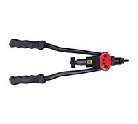 Mrisata Pistolet à écrous à Rivets, Riveteuse Manuelle en Acier | Kit de Rivetage avec Poignée en Caoutchouc, Course de 9 Mm, Levier 30x, écrous Aveugles pour Fixation Industrielle et