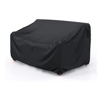 Mrrihand Housse de canapé robuste et imperméable pour canapé d'extérieur 2 places avec grille d'aération et poignées - 152,4 x 86,4 x 76,2 cm (L x P x H), noir