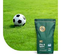 MRS Play & Sport : Semences de gazon sport et jeux - 10 kg pour 500 m² - Pour créer un gazon ultra résistant - Pose rapide - Entretien facile - Avec Revêtement Hydroboost™