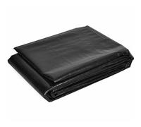 MRVAKDYDI Bassins naturels et décoratifs, Revêtement d'étang en PEHD Noir, imperméable, Plusieurs Tailles, 0.12mm, for Jardin d'étang(5x7m(16.4x23ft))
