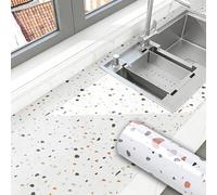 MRVAKDYDI Enveloppe de Vinyle de comptoir en Papier d'aluminium PVC | Meubles multicolores de partie supérieure du comptoir de cuisine de tailles multiples(1001,60cm wide x 20m long)