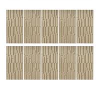 MRVAKDYDI Papier Peint Imitation Brique, 3D PU Wall Panels Waterproof Wood Grain Texture DIY for TV & Bathroom Multicolor 2-10pcs(Beige,10pcs)