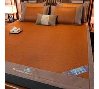 MRVAKDYDI Tapis de Couchage rafraîchissant pour l'été, Tapis de Couchage en Bambou, Multicolore, Plusieurs Tailles(Y,120 * 200CM)