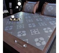 MRVAKDYDI Tapis de Couchage rafraîchissant pour l'été, Tapis de Couchage en Bambou, Multicolore, Plusieurs Tailles(K,90 * 190CM)