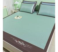 MRVAKDYDI Tapis de Couchage rafraîchissant pour l'été, Tapis de Couchage en Bambou, Multicolore, Plusieurs Tailles(I,150 * 200CM)