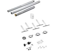 Somfy Kit motorisation filaire pour volet roulant MS 2600 – 20 Nm, largeur max 2,6 m – Gris