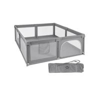 MS BabyWrld - PARC DE JEUX OXFORD - XXL - 200x180 - Parc pour bébé pliable | Aire de jeux pour bébé | Sécurisé | Avec ouvertures zippées et fenêtres en filet | Sac de transport