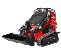 MS360T Mini-chargeuse - Mini-chargeuse compacte - Moteur essence 13,5 chevaux - Chenilles en caoutchouc - Idéal pour l'agriculture - Stock en Allemagne - Livraison e