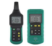 MS6818 12V à 400V AC DC Wire Portable Téléphone Localisateur de câble professionnel Détecteur de toner Détecteur de tuyaux souterrains en métal Testeur Tracker de ligne (Ne pas inclure la pile AAA)