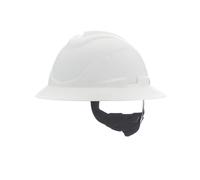 MSA V-Gard 10215837 V-Gard C1 Bord complet blanc non ventilé avec barrière thermique de refroidissement ReflectIR et suspension Fas-Trac III - Utilise des caractéristiques de refroidissement hautement