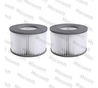 Mscomft Whirlpoal Lot de 4 Cartouches filtrantes de Rechange pour Piscine Gonflable pour Whirlpoal (2 pièces)