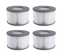 Mscomft Whirlpoal Lot de 4 Cartouches filtrantes de Rechange pour Piscine Gonflable pour Whirlpoal (4 pièces)