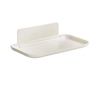 Msioytog Étagère Murale Peu encombrante, Organisateur de Salle de Bain en Plastique, de Rangement Pliable pour Les locataires et Les propriétaires, planificateur de Forage de déni