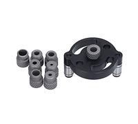 Msiud Gabarit Perçage Vertical 2 à 10 mm Centrage Automatique Menuiserie | Centrage précis guide perçage droit travail bois bricolage matériau résistant utilisation simple kit cheville menuiserie