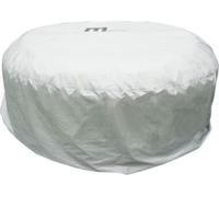 MSPA Bâche de protection pour spa, gris clair, polyester, Ø215x70 cm, protection contre la pluie et les rayons UV, ronde
