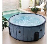MSpa Spa Tidal 6 places semi-rigide - bulles massantes, 130 jets, hydrojets, installation facile