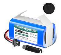 Mspalocell Batterie 4000mAh 14,4V pour Eufy RoboVac G10 G20 G30 G35 G40 Hybrid, pour Eufy RoboVac 11 11S 11S Max 15C/15T 25C/25C Max 30/30C/30 Max 35C, Goovi D380, Denkee 600, Tesvor X500 Batterie