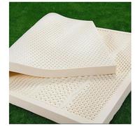 Msso Matelas 100 % latex naturel 100 % nique, 7,5 cm d'épaisseur, 135 x 200 cm, soulage les douleurs au dos et aux épaules, grand lit, confort respectueux de l'environnement.