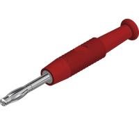 MSTF2 RT - Connecteur à ressort 2 mm, rouge