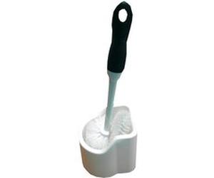 MSV 100117 Brosse WC avec Goupillon/Socle Polypropylène/Caoutchouc 12,5 x 9,5 x 38 cm G