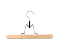 MSV 100126 Cintre pour Pantalons Bois de Lotus Vernis/Métal Bois Naturel 25 x 2,20 x 16 cm