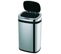 MSV 100392 Poubelle à Ouverture Automatique Plastique ABS Polypropylène Inox 42 L